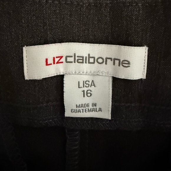 Elegant Dark Gray Women’s Straight Leg Dress Pants - Picture 6 of 6